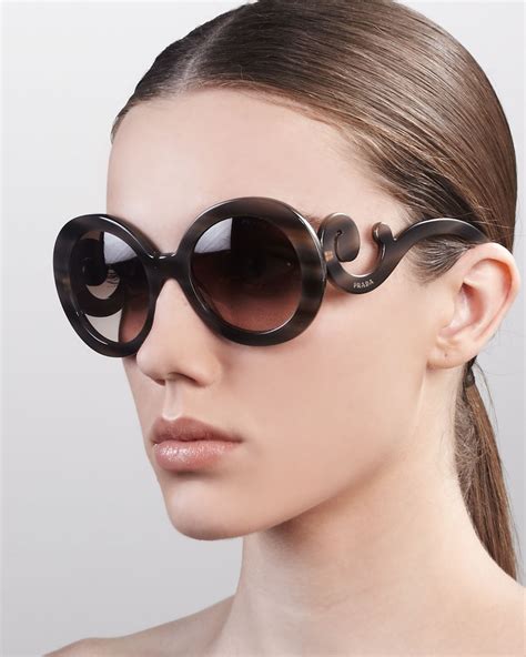 prada women baroque sun glasses turned eyeglasses|prada baroque sunglasses sale.